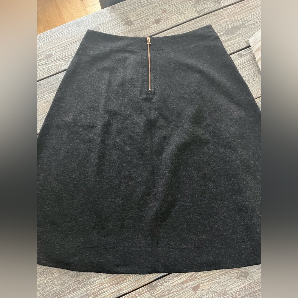 KIT & ACE dark brown A-line skirt, size 12.